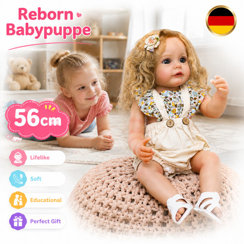 56cm reborn baby puppe - reborn,