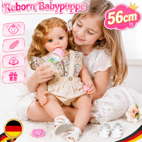 56cm reborn babypuppe - reborn,
